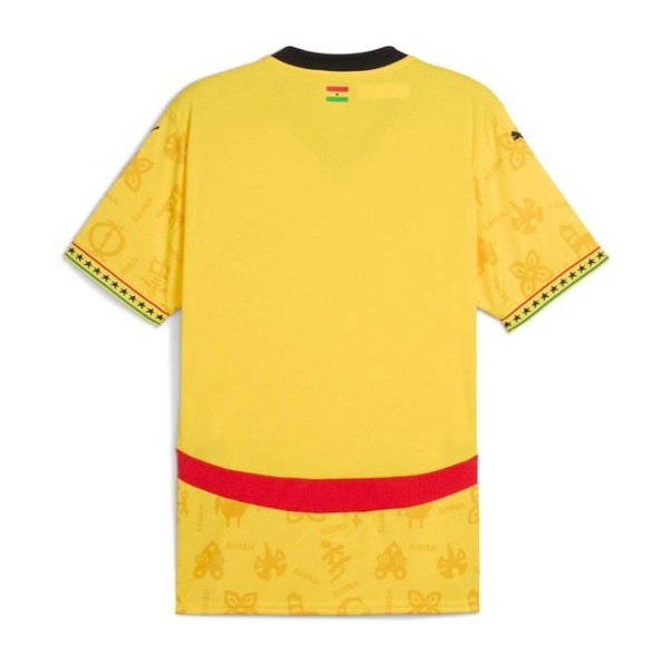 Yellow Soccer Jersey for Ghana 2026 World Cup Team - Picture 2 of 2